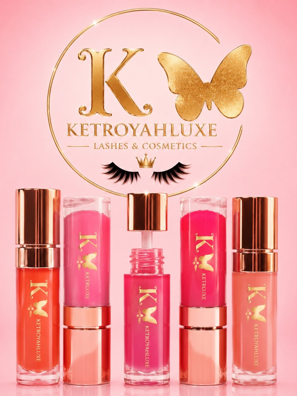 Pink Hydrating Lip Gloss - Sheer Shine
